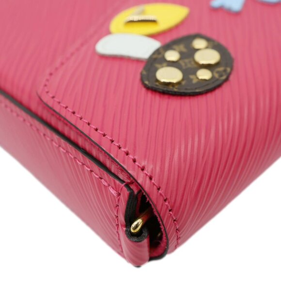 Louis Vuitton  Felicie Pochette Easter Bunny Epi Leather Crossbody Bag Red - Picture 9 of 15